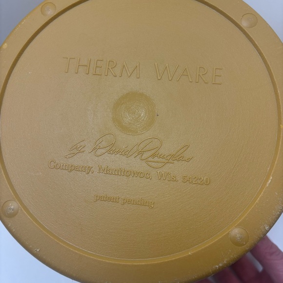 David Douglas vintage Therm Ware insulated ice bucket in harvest gold - Picture 3 of 8